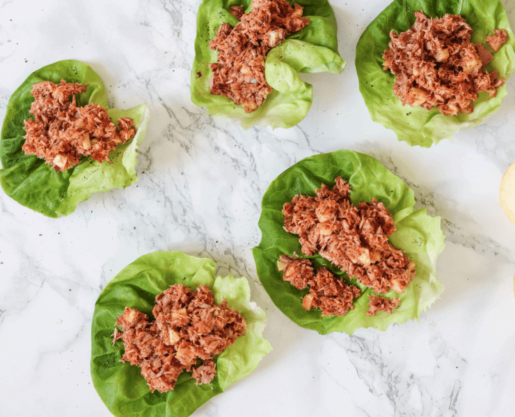 tuna-salad-lettuce-wraps